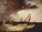 J.M.W. Turner Ein Fischer von Shoeburyness preit einen Prahm von Whitstable oil on canvas